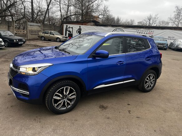 2022 Chery Tiggo 4 I Рестайлинг, синий, 960000 рублей