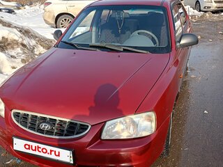 2005 Hyundai Accent ТагАЗ II, красный, 300000 рублей, вид 2