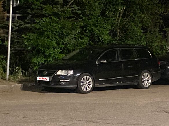 2008 Volkswagen Passat B6, чёрный - вид 1