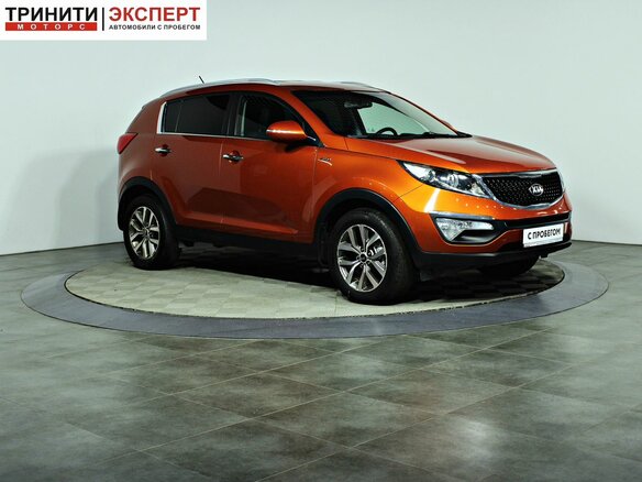2014 Kia Sportage III Рестайлинг, оранжевый - вид 2