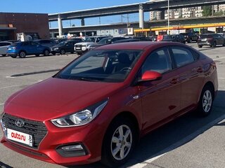 2018 Hyundai Solaris II, красный, 1500000 рублей, вид 1