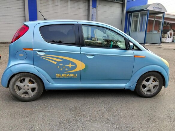 2004 Subaru R2, голубой, 250000 рублей - вид 1
