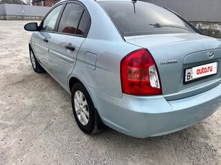 2007 Hyundai Verna II, голубой, 565000 рублей, вид 3