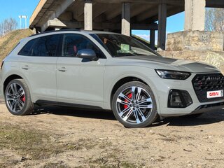 2021 Audi SQ5 II (FY) Рестайлинг, серый, 6200000 рублей, вид 3