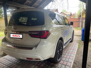 2018 Infiniti QX80 I Рестайлинг 2, белый, 6650000 рублей, вид 4