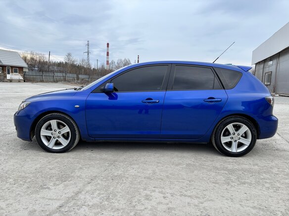 2008 Mazda 3 I (BK) Рестайлинг, синий, 600000 рублей - вид 8
