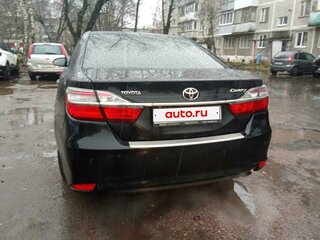 2016 Toyota Camry VII (XV50) Рестайлинг, чёрный, 1600000 рублей, вид 3
