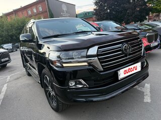 2018 Toyota Land Cruiser 200 Series Рестайлинг 2, чёрный, 7200000 рублей, вид 1