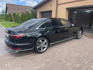 2019 Audi A8 Long 55 TFSI IV (D5), чёрный, 6000000 рублей, вид 3