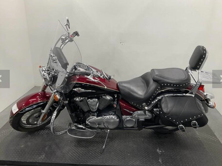 2010 Kawasaki VN900 Vulcan, красный, 615000 рублей, вид 3