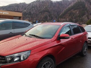 2018 Lada (ВАЗ) Vesta SW I, красный, 1100000 рублей, вид 3