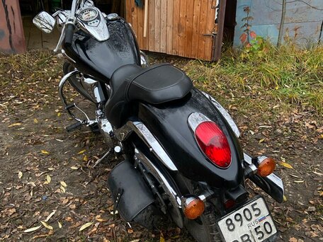 2007 Kawasaki VN900 Vulcan, чёрный, 500000 рублей, вид 4