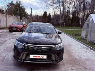 2016 Toyota Camry US Market VII (XV50) Рестайлинг, чёрный, 2450000 рублей, вид 2