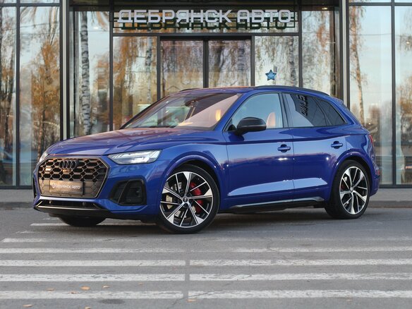 2021 Audi SQ5 II (FY) Рестайлинг, синий, 8100000 рублей