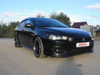 2007 Mitsubishi Lancer X, чёрный, 870000 рублей, вид 4