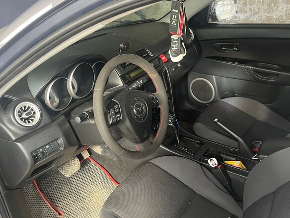 2008 Mazda 3 I (BK) Рестайлинг, серый, 740000 рублей - вид 15