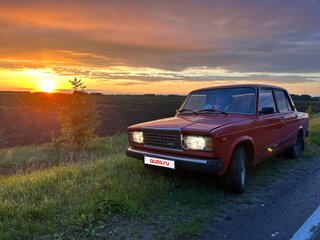 1991 Lada (ВАЗ) 2107, красный, 250000 рублей, вид 2