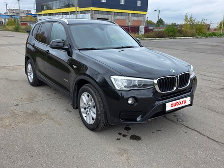2015 BMW X3 28i xDrive II (F25) Рестайлинг, чёрный, 1850000 рублей, вид 3
