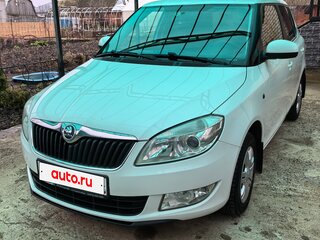 2013 Skoda Fabia II Рестайлинг, белый, 850000 рублей, вид 4