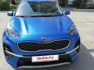2019 Kia Sportage IV Рестайлинг, синий, 2350000 рублей, вид 1