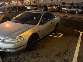 1999 Honda Accord VI, серебристый, 350000 рублей, вид 2