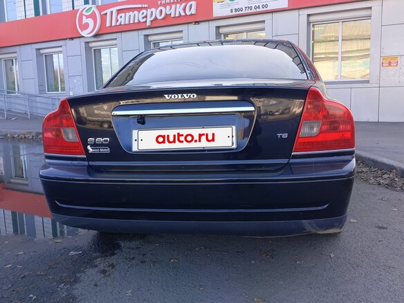 2004 Volvo S80 I Рестайлинг, чёрный, 650000 рублей - вид 9