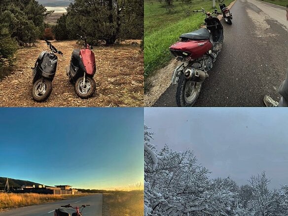 2020 Honda Dio, красный, 30000 рублей