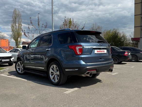 2019 Ford Explorer V Рестайлинг 2, синий, 2950000 рублей - вид 4