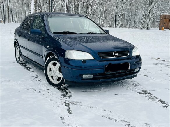 2000 Opel Astra G, синий, 499000 рублей - вид 6