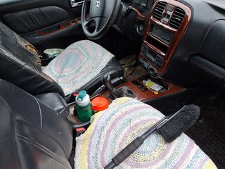 2006 Hyundai Sonata ТагАЗ IV (EF) Рестайлинг, красный, 225000 рублей, вид 4