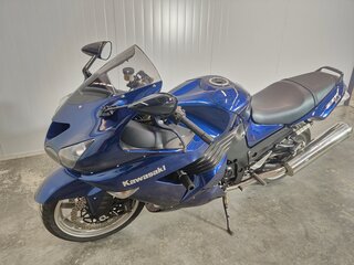 2007 Kawasaki ZZR 1400, синий, 599000 рублей, вид 3