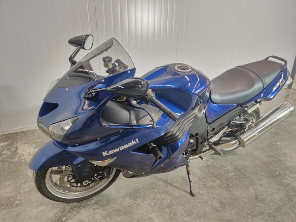 2007 Kawasaki ZZR 1400, синий, 599000 рублей - вид 2