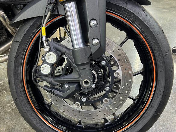 2014 Yamaha MT-09 (FZ-09), оранжевый - вид 11