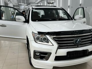 2014 Lexus LX 570 III Рестайлинг, белый, 5800000 рублей, вид 5