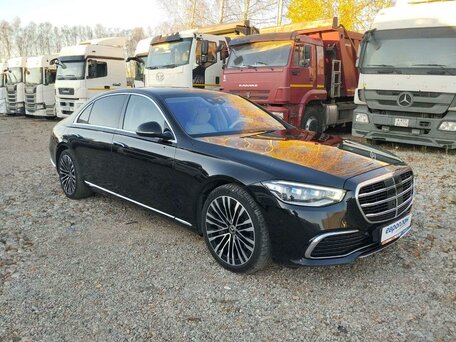 2021 Mercedes-Benz S-Класс 450 4MATIC VII (W223), чёрный, 9600000 рублей, вид 1