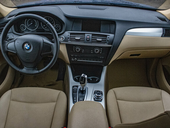 2012 BMW X3 20i xDrive II (F25), синий, 1400000 рублей - вид 4