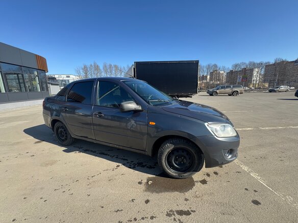 2014 Lada (ВАЗ) Granta I, серый, 285000 рублей - вид 7