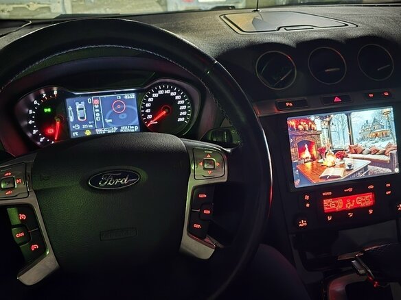 2014 Ford S-MAX I Рестайлинг, белый, 1250000 рублей - вид 6