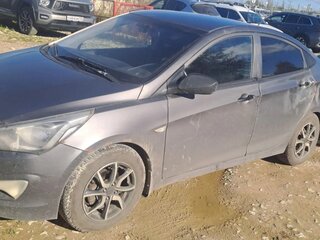 2016 Hyundai Solaris I Рестайлинг, серый, 480000 рублей, вид 5