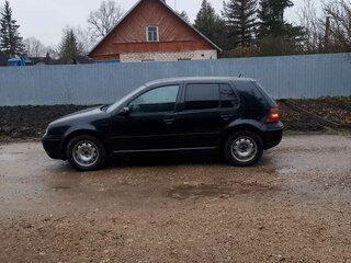 1998 Volkswagen Golf IV, синий, 160000 рублей, вид 4