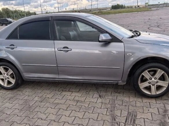 2006 Mazda 6 I (GG) Рестайлинг, серый, 350000 рублей - вид 2