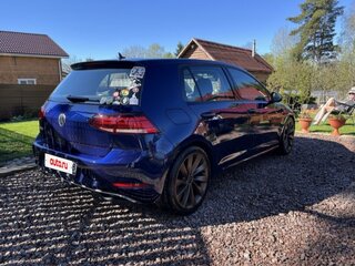 2019 Volkswagen Golf VII Рестайлинг, синий, 1750000 рублей, вид 4