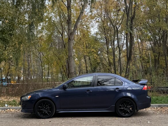 2008 Mitsubishi Lancer X, синий, 900000 рублей - вид 7