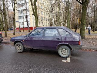1999 Lada (ВАЗ) 2109, фиолетовый, 115000 рублей, вид 4