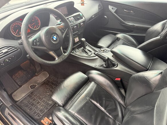2007 BMW 6 серии 650i II (E63/E64), чёрный, 1690000 рублей - вид 6
