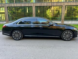 2022 Mercedes-Benz S-Класс 450 Long 4MATIC VII (W223), чёрный, 8750000 рублей, вид 3
