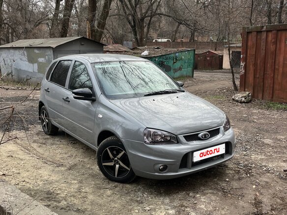 2007 Lada (ВАЗ) Kalina I, серый, 248000 рублей