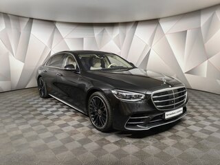 2020 Mercedes-Benz S-Класс 450 Long 4MATIC VII (W223), чёрный, 10200001 рублей, вид 3