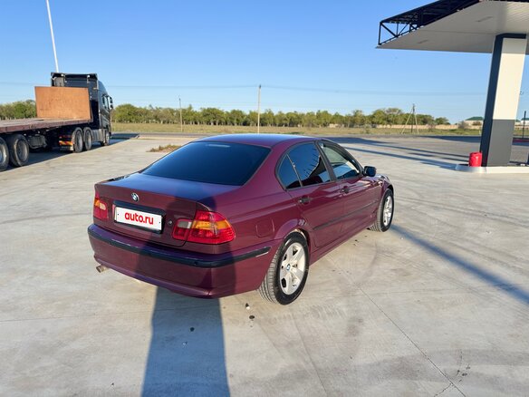 2003 BMW 3 серии 318i IV (E46) Рестайлинг, красный, 580000 рублей - вид 2