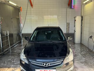 2015 Hyundai Solaris I Рестайлинг, чёрный, 1150000 рублей, вид 2